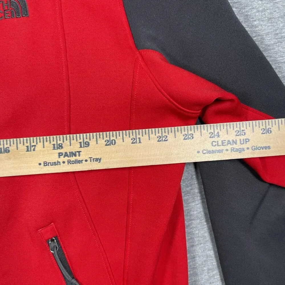 The North Face Jacket Mens XL Red Gray Basic Jacket FlashDry Full Zip Pockets